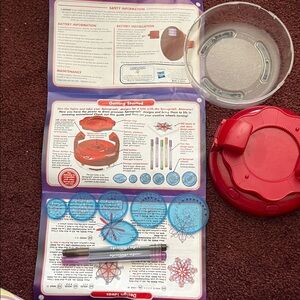 Red and Blue Drawing Kit